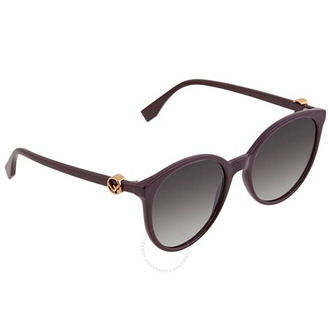 fendi ff 0288/s|Fendi Dark Grey Gradient Round Ladies Sunglasses FF 0288/S .